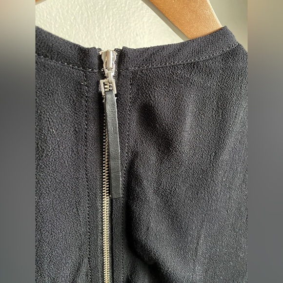 Helmut Lang Black Sleeveless Shift Midi Dress Minimalist Quiet Luxury Designer - Picture 7 of 10